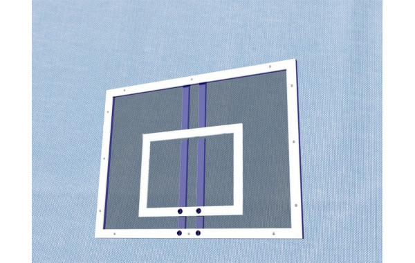 Щит баскетбольный тренировочный из оргстекла 10мм 120x90см Avix 2.55 600_380