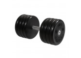 Гантель классик MB Barbell с вращающейся ручкой 46 кг MB-FdbEM-B46