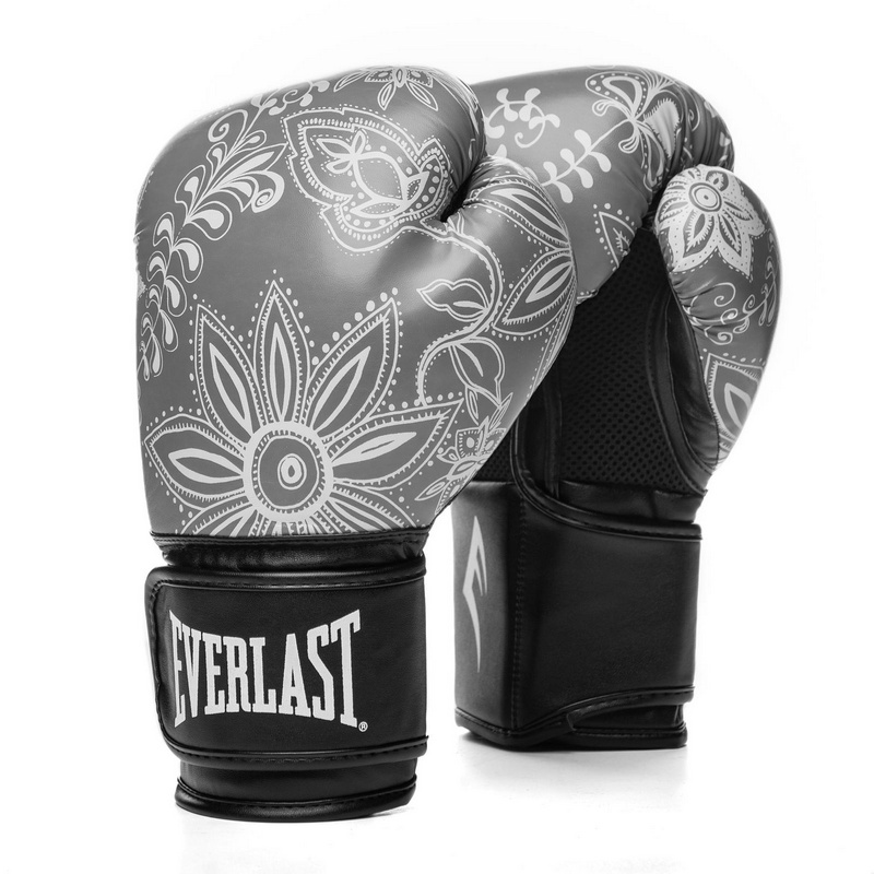 Перчатки тренировочные Everlast Spark 10oz сер. узор 800_800