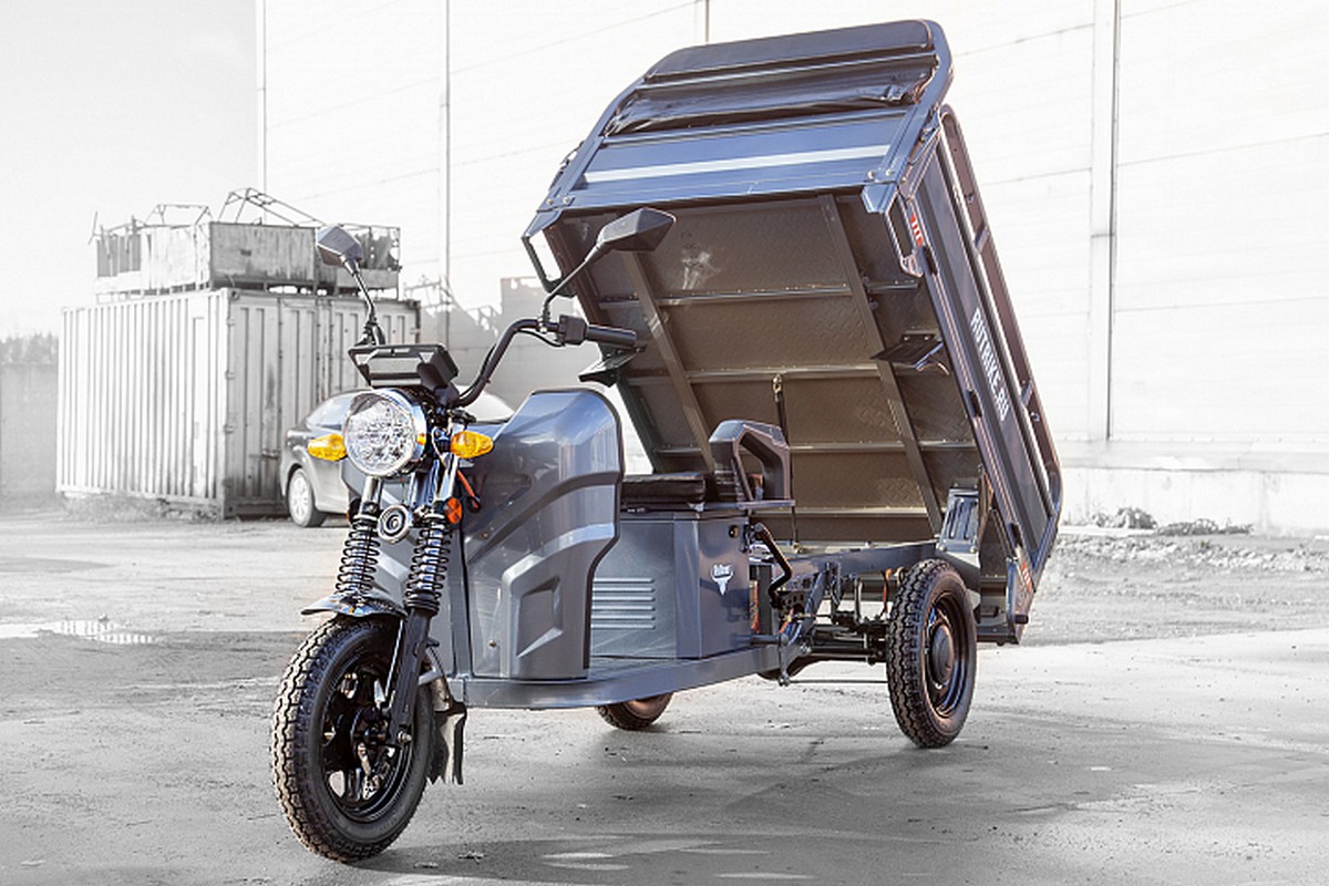 Грузовой электротрицикл RuTrike Мастер 1500 60V1000W 024452-2792 темно-зеленый 1200_800