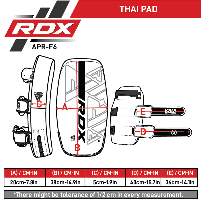 Макивара RDX F6 черн/золот.мат. APR-F6MGL 701_701