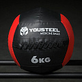 Медбол 6кг, со шнуровкой YouSteel 120_120